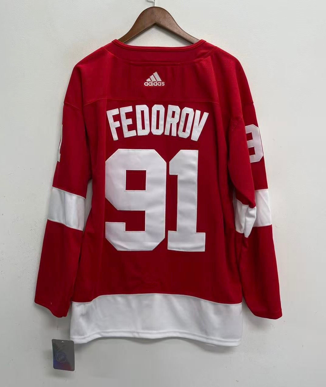 Sergei Fedorov Detroit Red Wings Official NHL Adidas Jersey product image 1