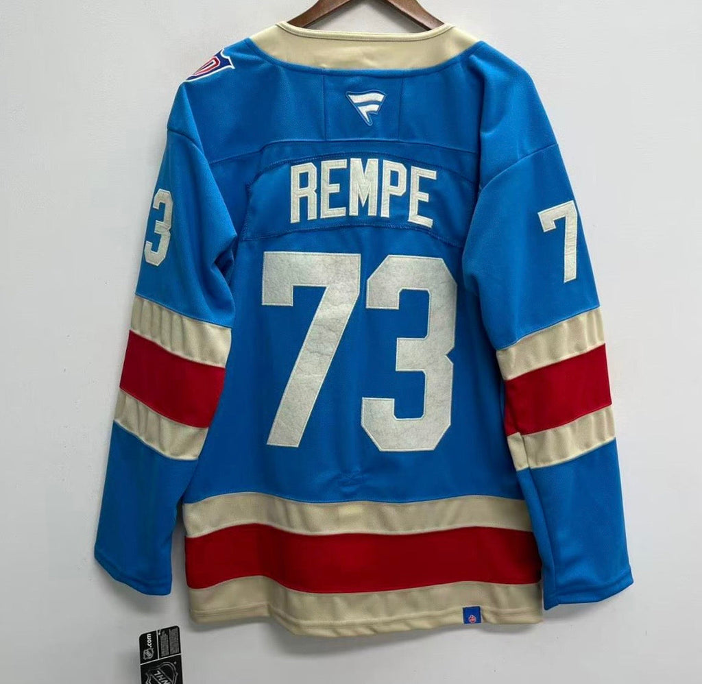 Mens New York Rangers #73 Matt Rempe Fanatics 100th product image 1