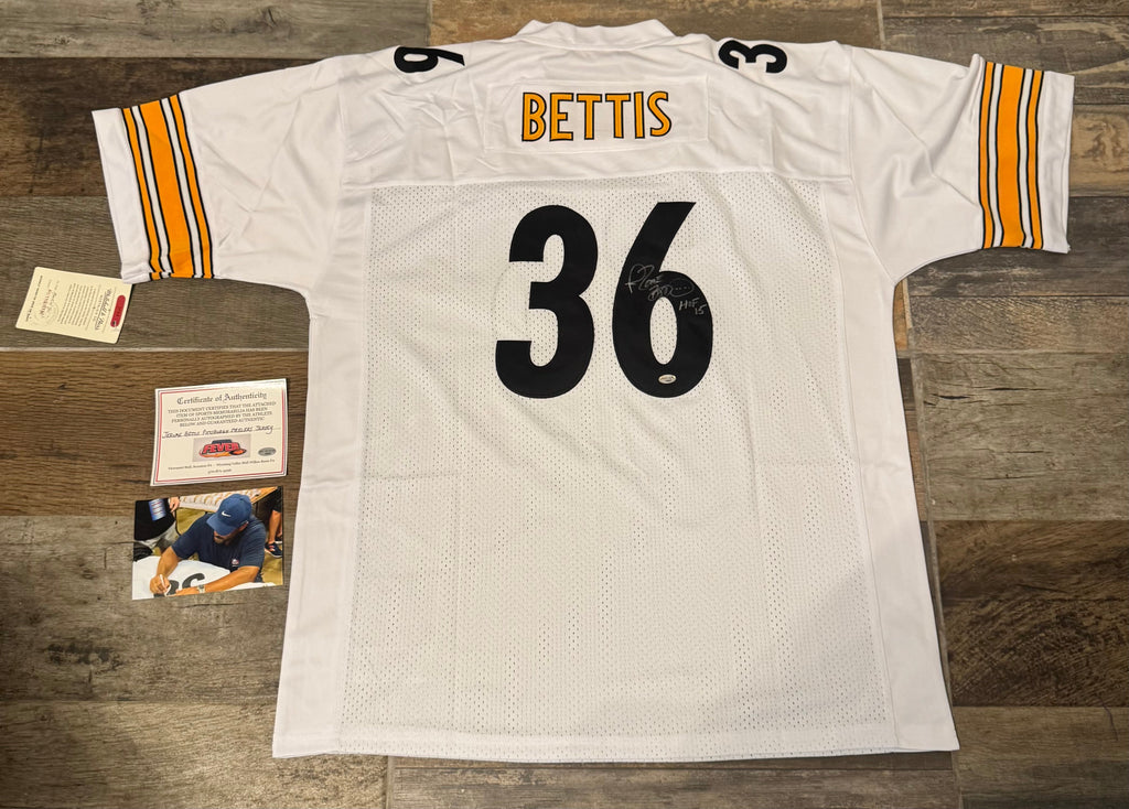 Jerome Bettis Pittsburgh Steelers autographed jersey COA product image 1
