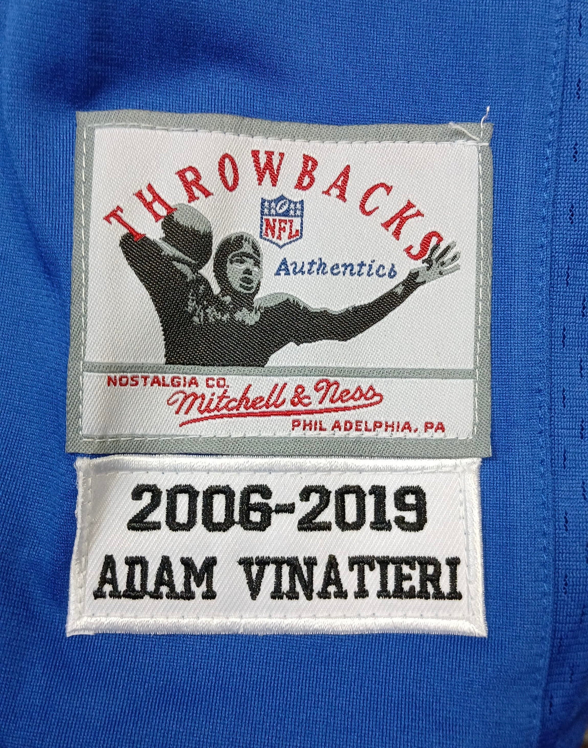 Adam Vinatieri Indianapolis Colts Official NFL Mitchell & product image 3