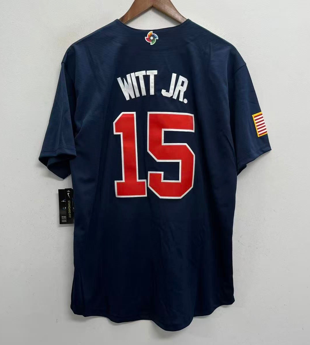 Bobby Witt Jr. YOUTH KIDS Official Team USA Nike Jersey blue product image 1