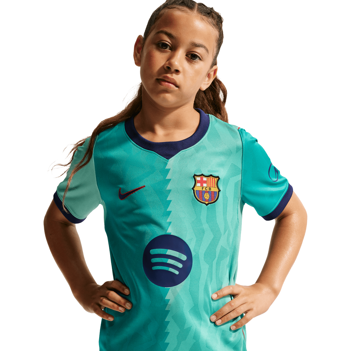 Nike FC Barcelona Youth 3rd 2026-27 Stadium Jersey product image 3, provided for visual reference and product detail review