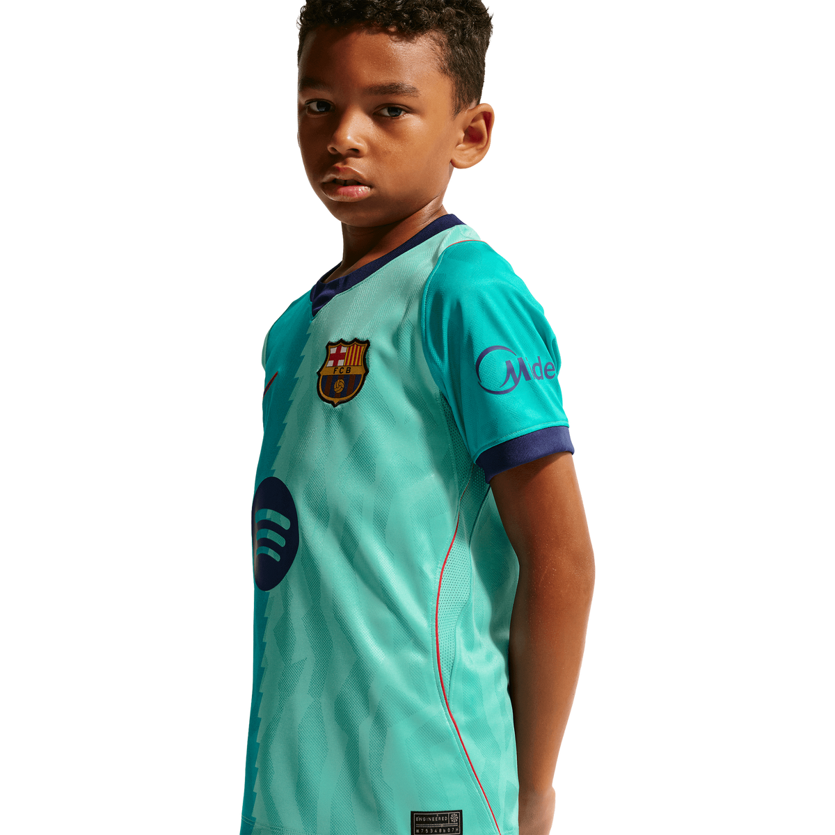 Nike FC Barcelona Youth 3rd 2026-27 Stadium Jersey product image 5, provided for visual reference and product detail review