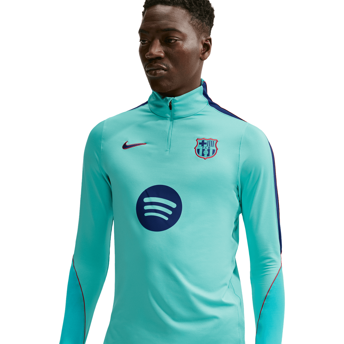 Nike FC Barcelona Men’s 3rd Strike Drill Top product image 1, provided for visual reference and product detail review
