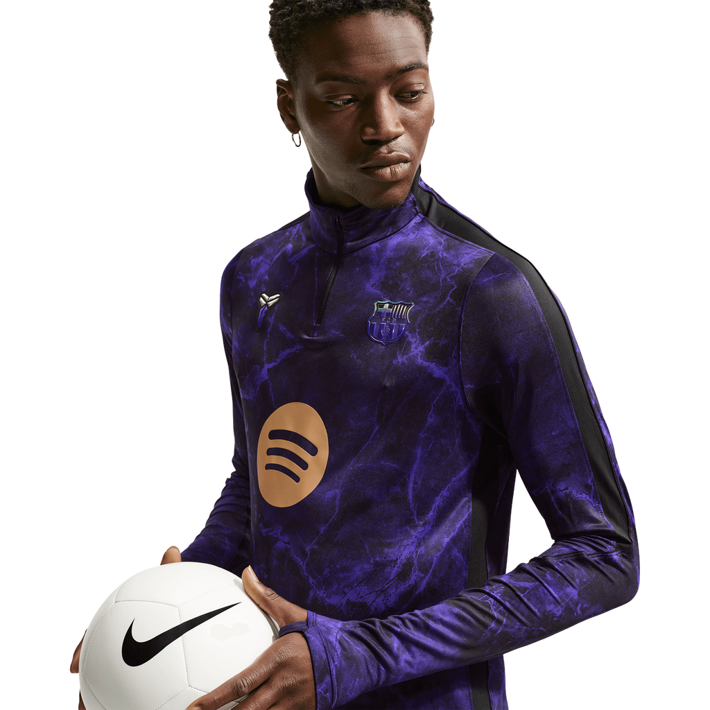 Nike FC Barcelona Men Kobe Away Dri-FIT Strike Pre-Match Drill Top product image 3, provided for visual reference and