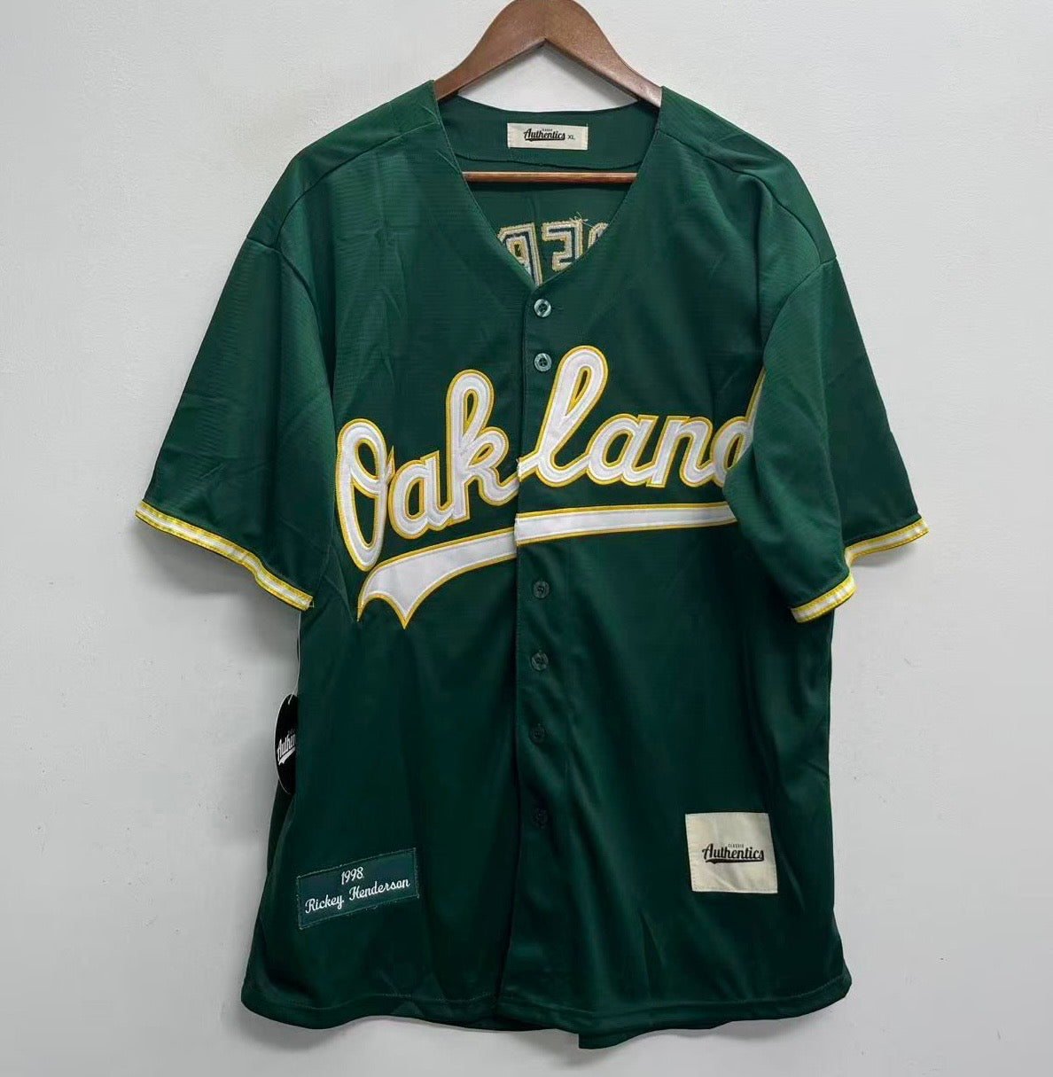 Rickey Henderson Oakland A’s Athletics Jersey Classic product image 2