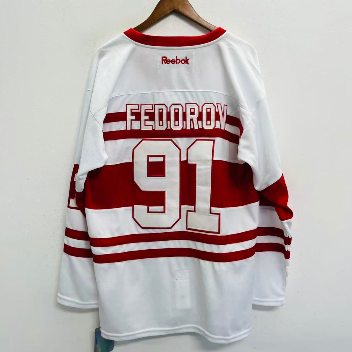 Sergei Fedorov Detroit Red Wings Official NHL Reebok Jersey product image 1
