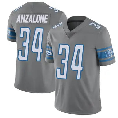 Alex Anzalone Detroit Lions Official NFL Nike Jersey gray product image 1