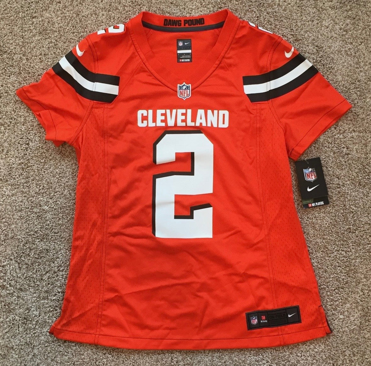 Johnny Manziel Cleveland Browns Official NFL NIKE Jersey product image 1