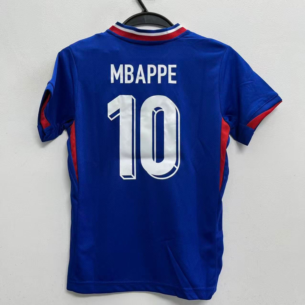 Kylian Mbappe Team France Soccer Futbol Home Jersey YOUTH product image 1