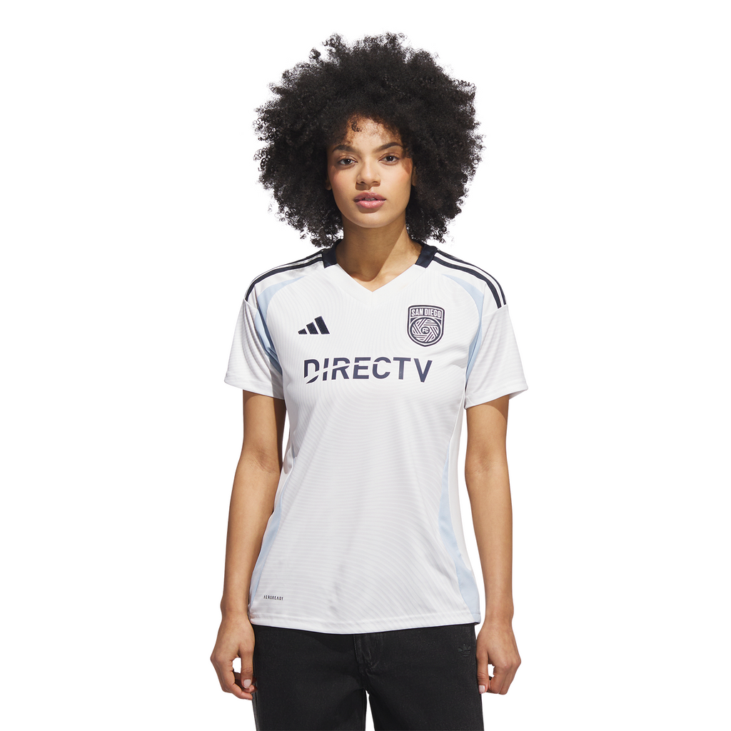 adidas San Diego FC 2025-26 Women Away Stadium Jersey product image 3, provided for visual reference and product detail