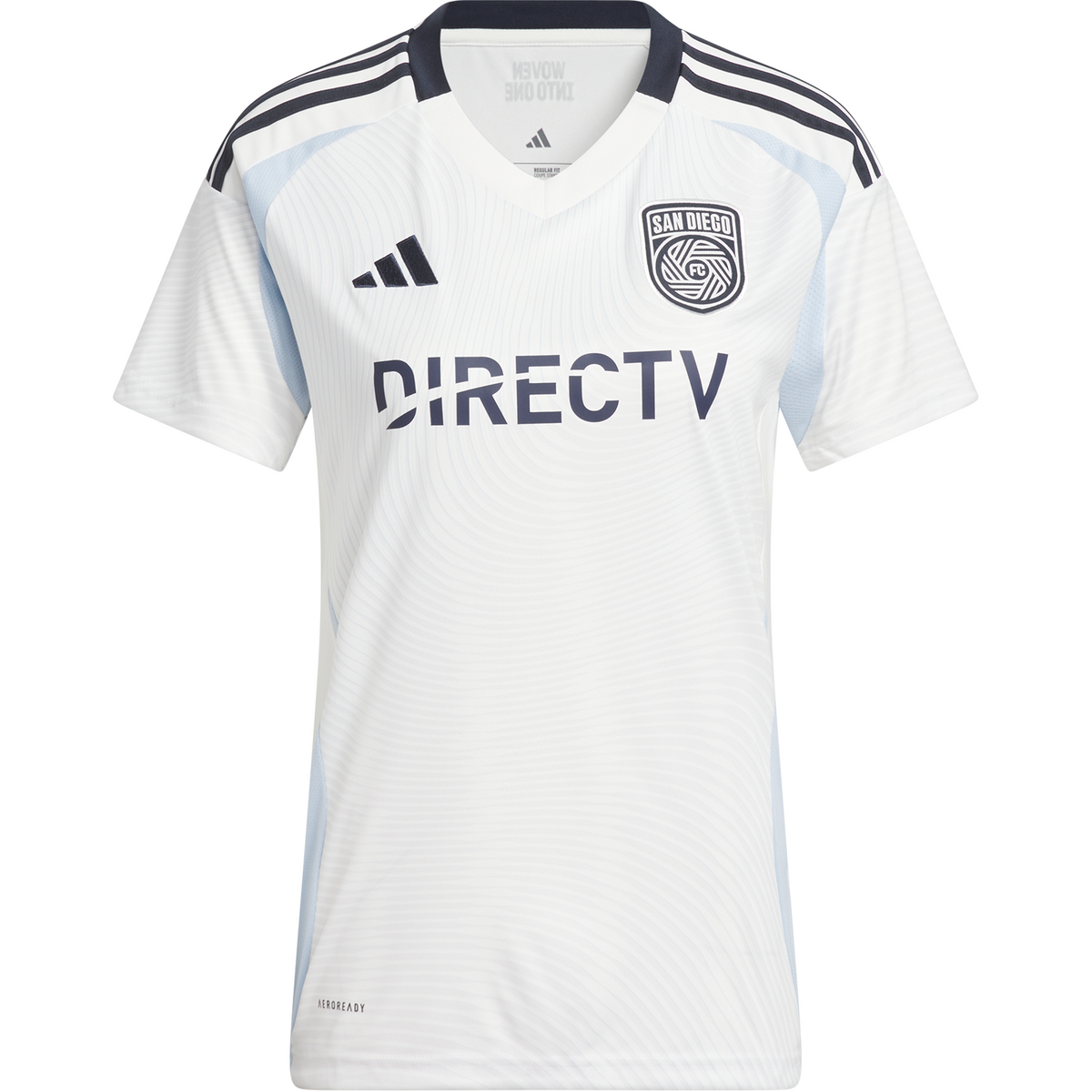 adidas San Diego FC 2025-26 Women Away Stadium Jersey product image 1, provided for visual reference and product detail