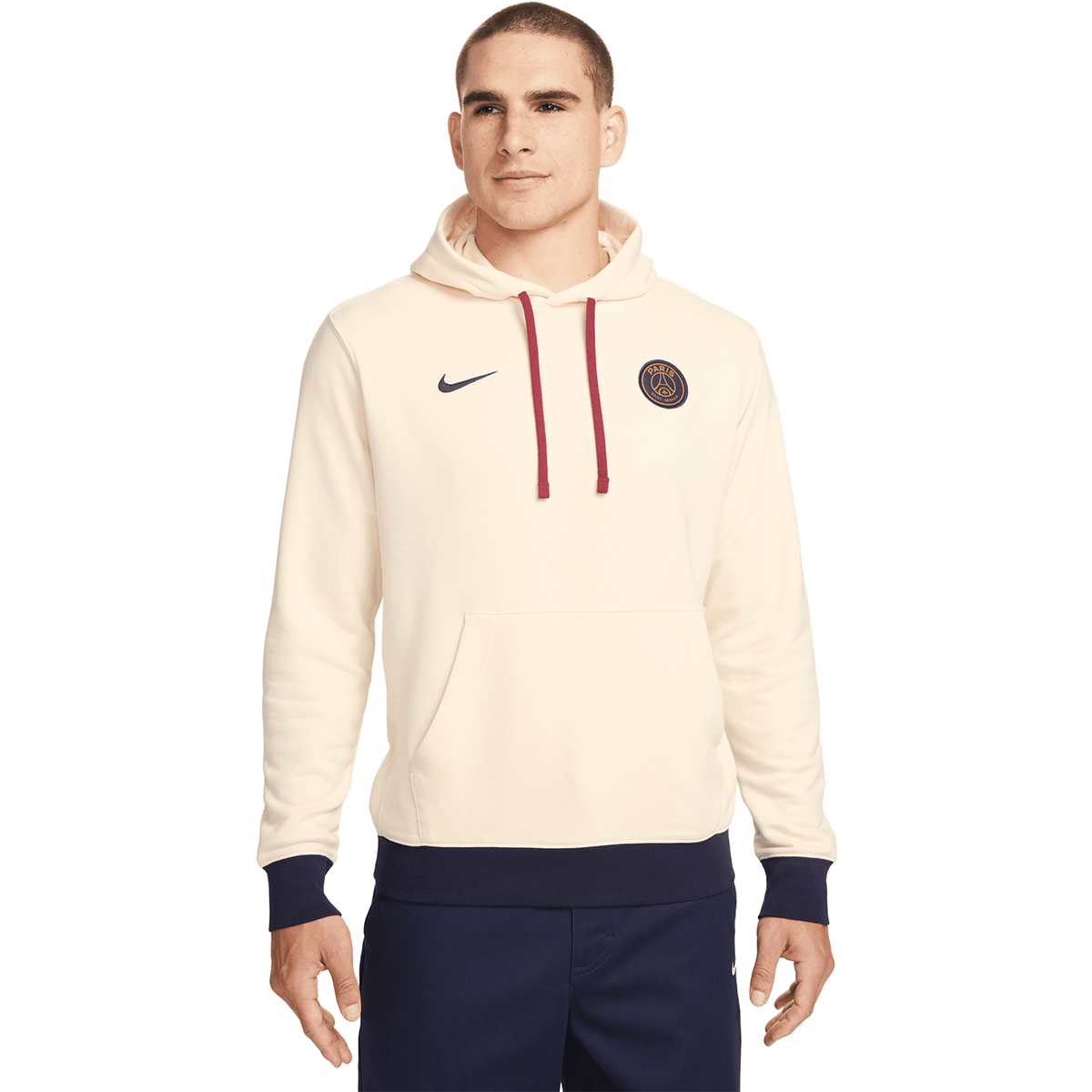 Nike PSG Men Club Fleece Pullover Hoodie product image 1, provided for visual reference and product detail review