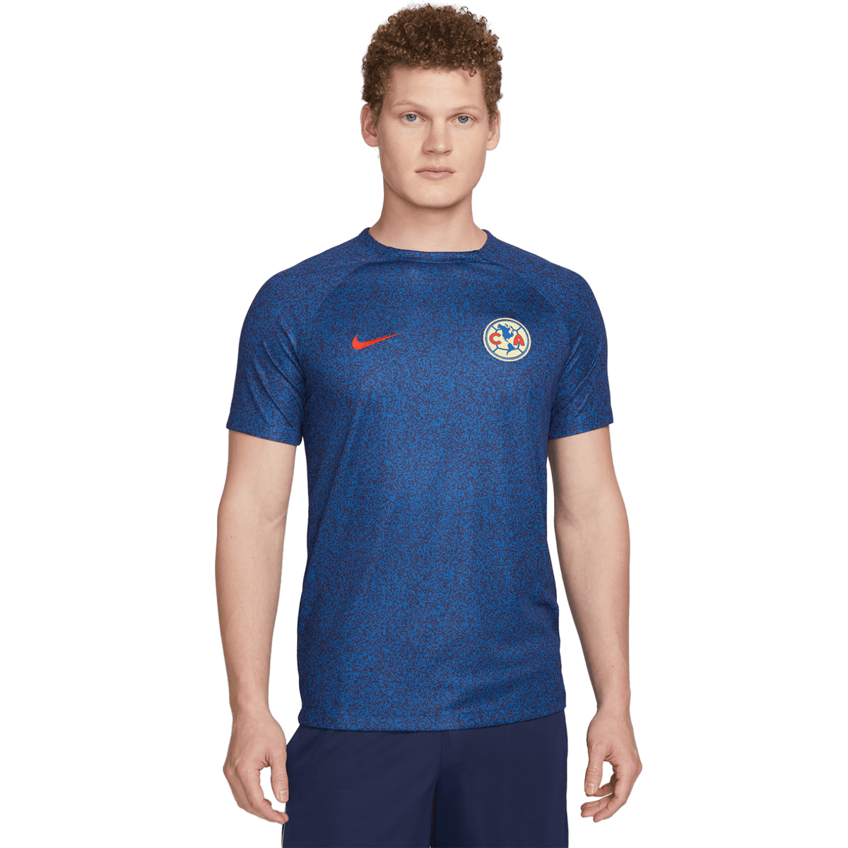 Nike Club America 2023-24 Men Short Sleeve Academy Pro Pre-Match Top product image 1, provided for visual reference and