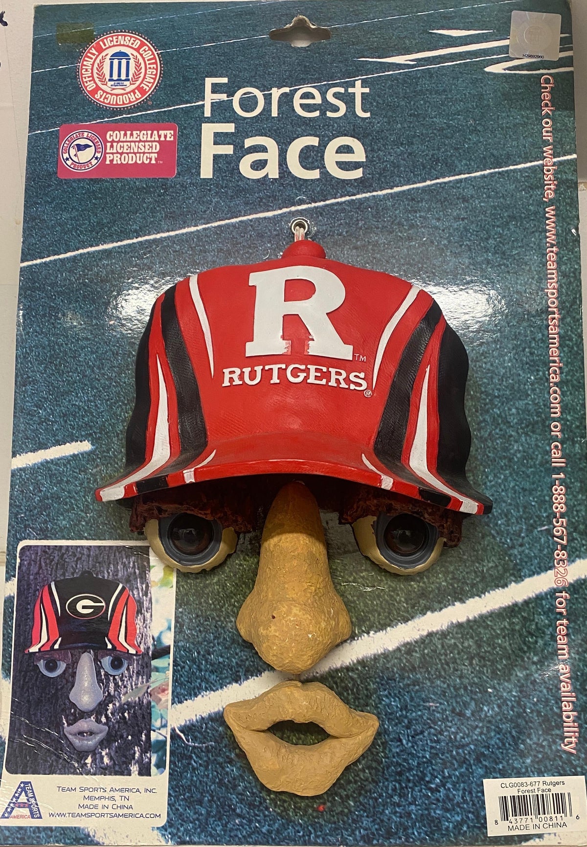 Rutgers Scarlet Knights Official NCAA Forest Face product image 1