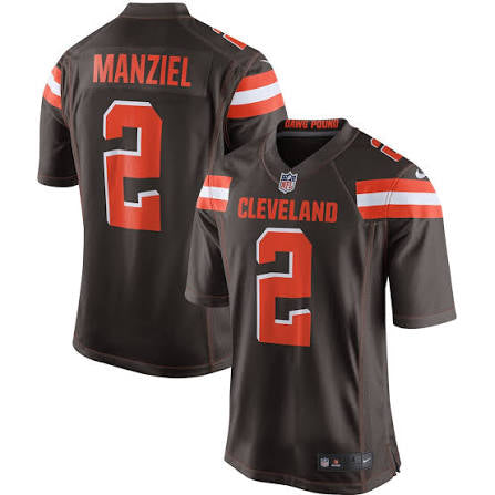 Johnny Manziel Cleveland Browns Official NFL NIKE Jersey product image 1