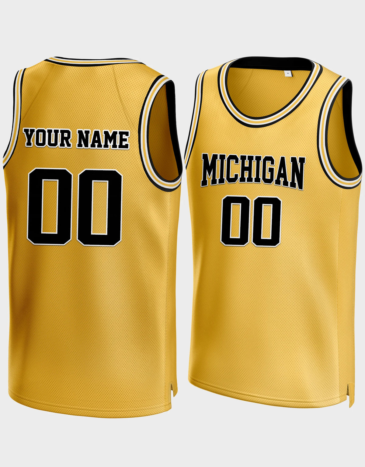 Any Name & Number Michigan Wolverines basketball Customized product image 1