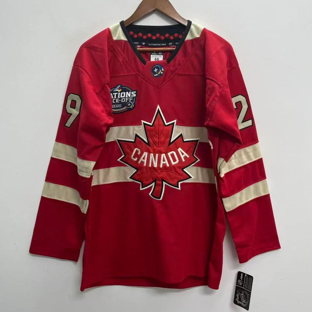 Nathan MacKinnon YOUTH KIDS Team Canada Official Jersey product image 2