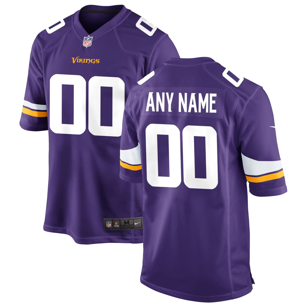 Minnesota Vikings Any Name & Number customized YOUTH KIDS product image 1