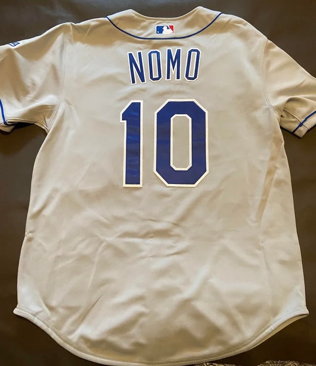 Hideo Nomo 2002 Los Angeles Dodgers Official MLB Mitchell & product image 1