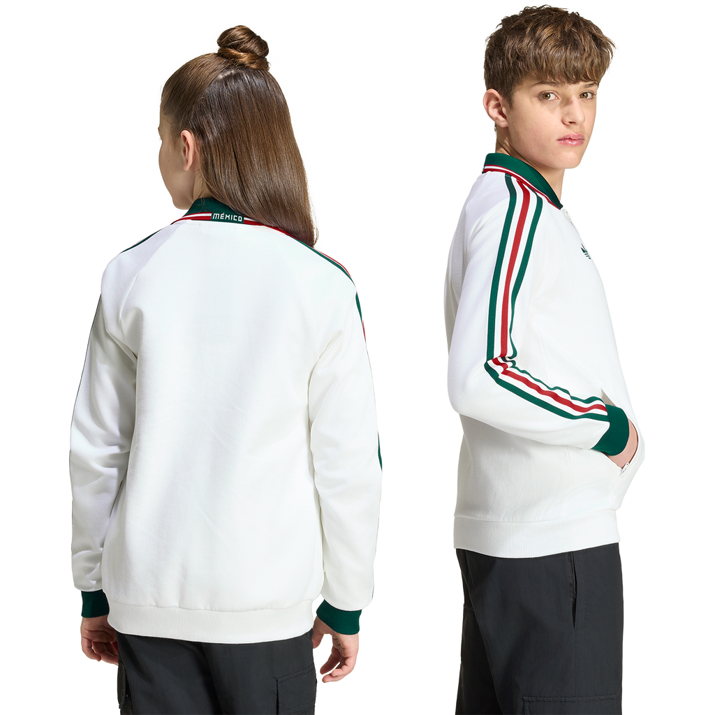 adidas Originals Youth Mexico Away Anthem Jacket product image 7, provided for visual reference and product detail review