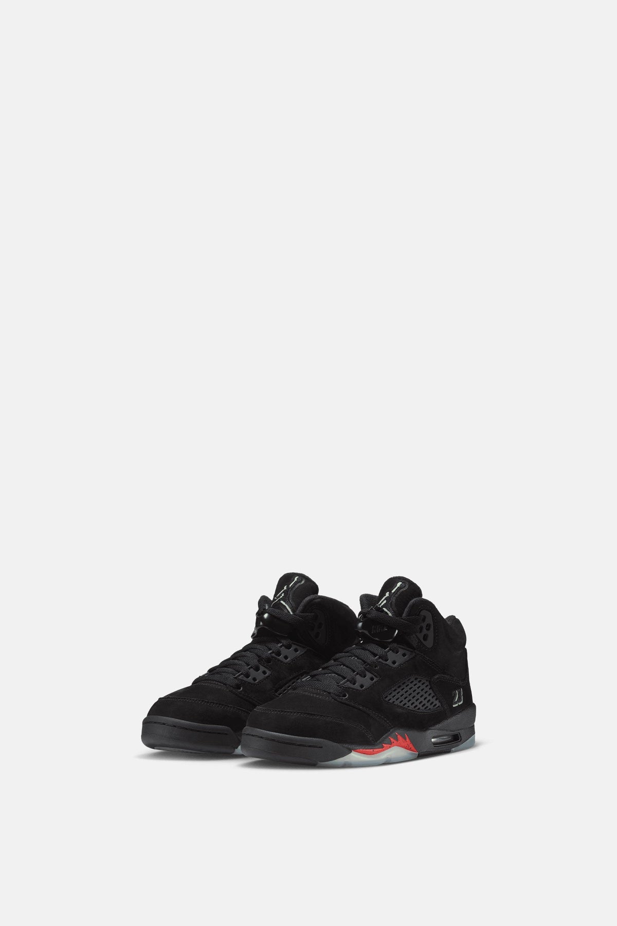 Air Jordan 5 Retro "Black Picante Red" (GS) product image 2, provided for visual reference and product detail review