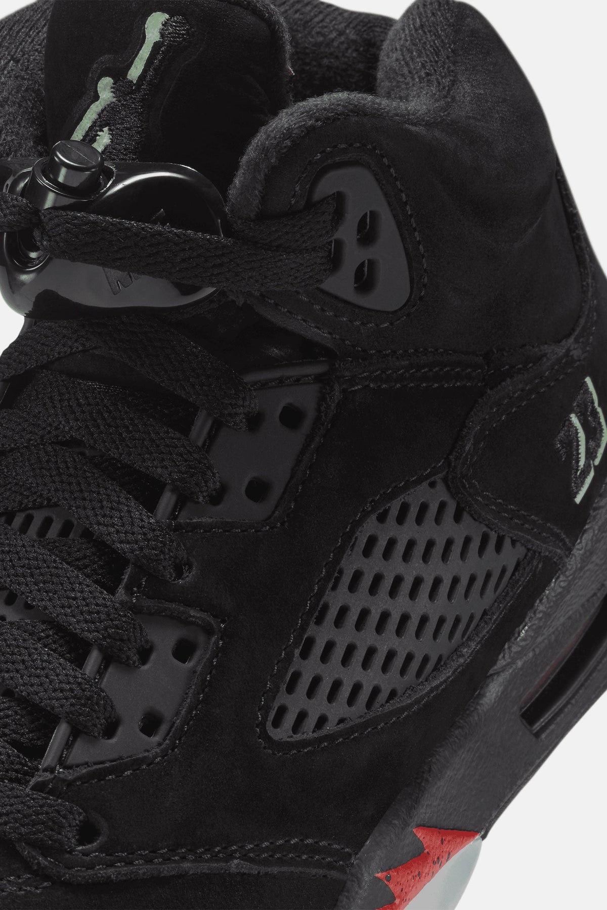 Air Jordan 5 Retro "Black Picante Red" (GS) product image 6, provided for visual reference and product detail review