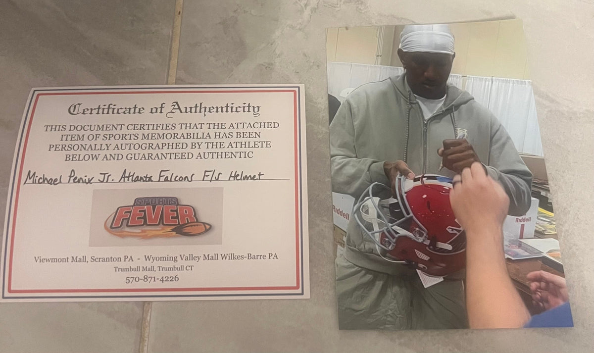 Michael Penix Jr. Autographed Full Size Helmet with COA product image 4