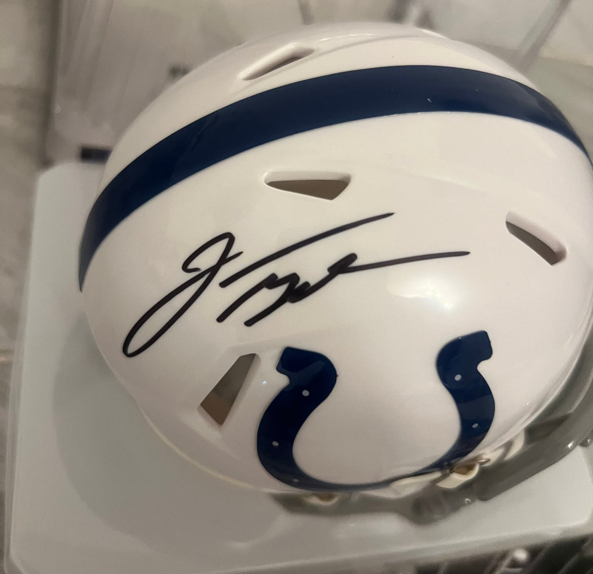Jonathan Taylor Autographed Indianapolis Colts Mini Helmet product image 2