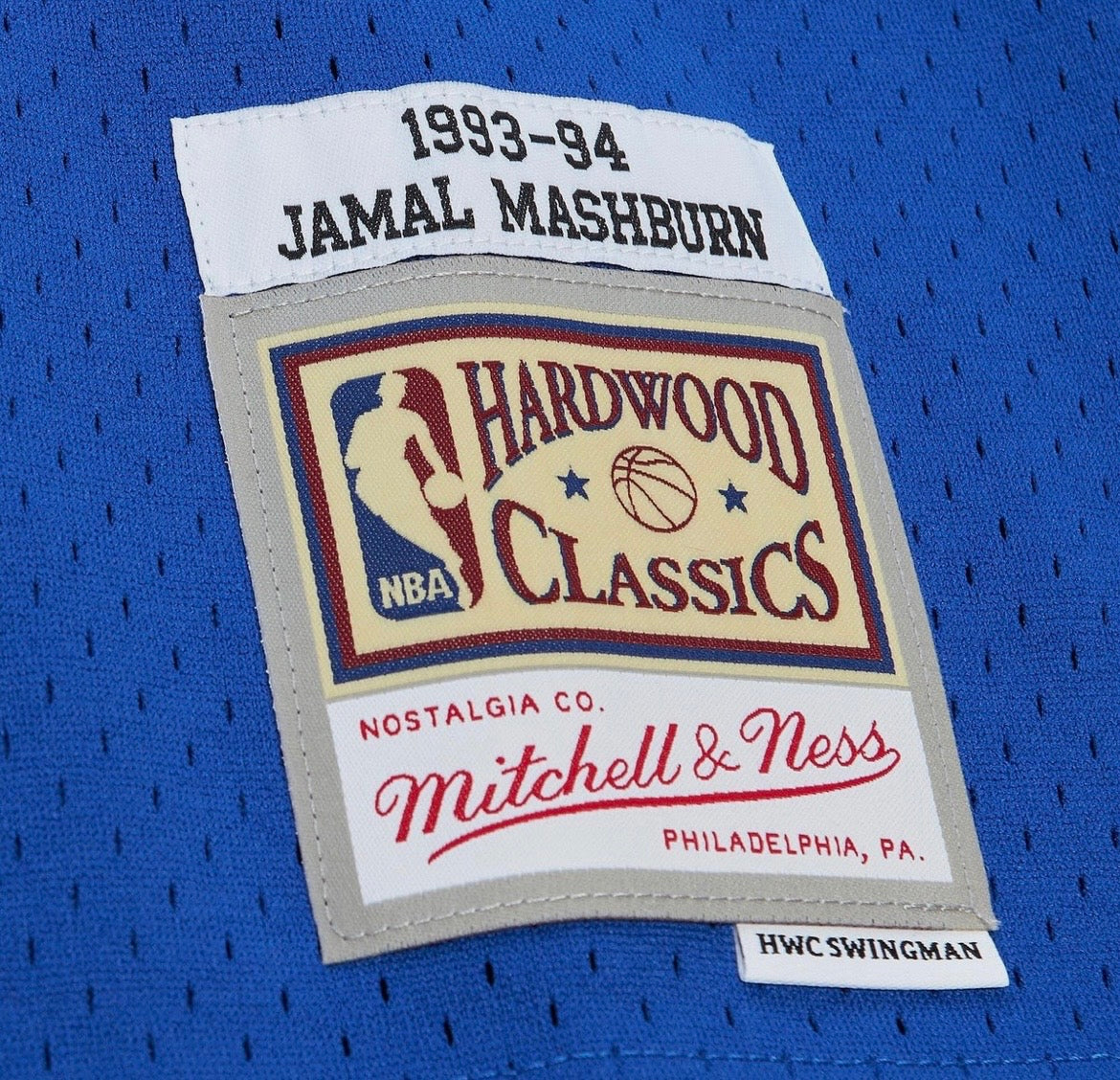 Jamal Mashburn Dallas Mavericks Official NBA Adidas Jersey product image 3