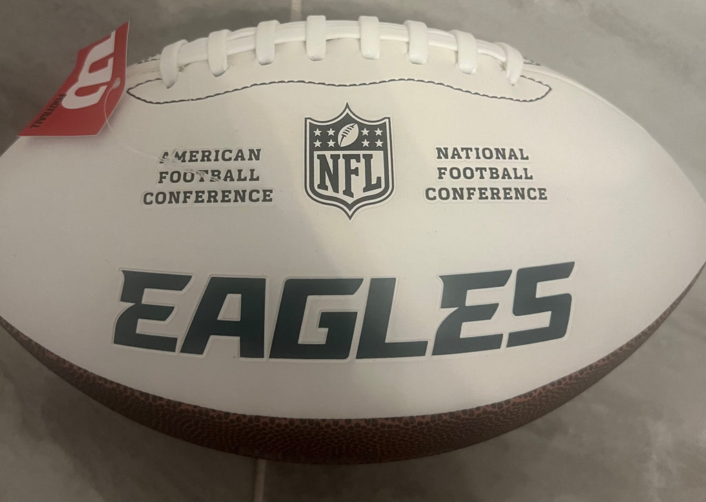 Cooper DeJean Autographed Philadelphia Eagles Football with product image 5