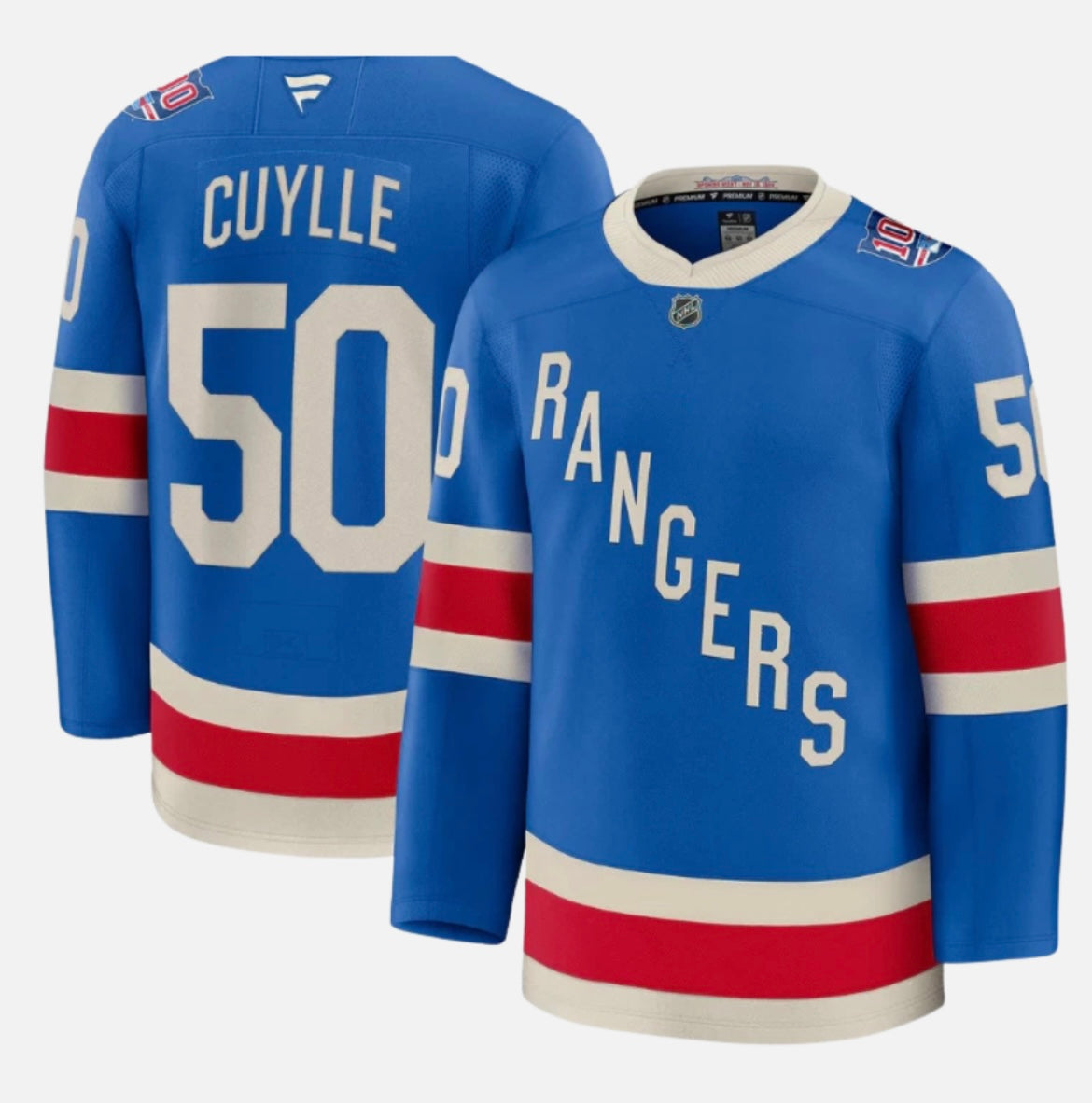 Youth/Kids New York Rangers Will Cuylle Fanatics 100th product image 1