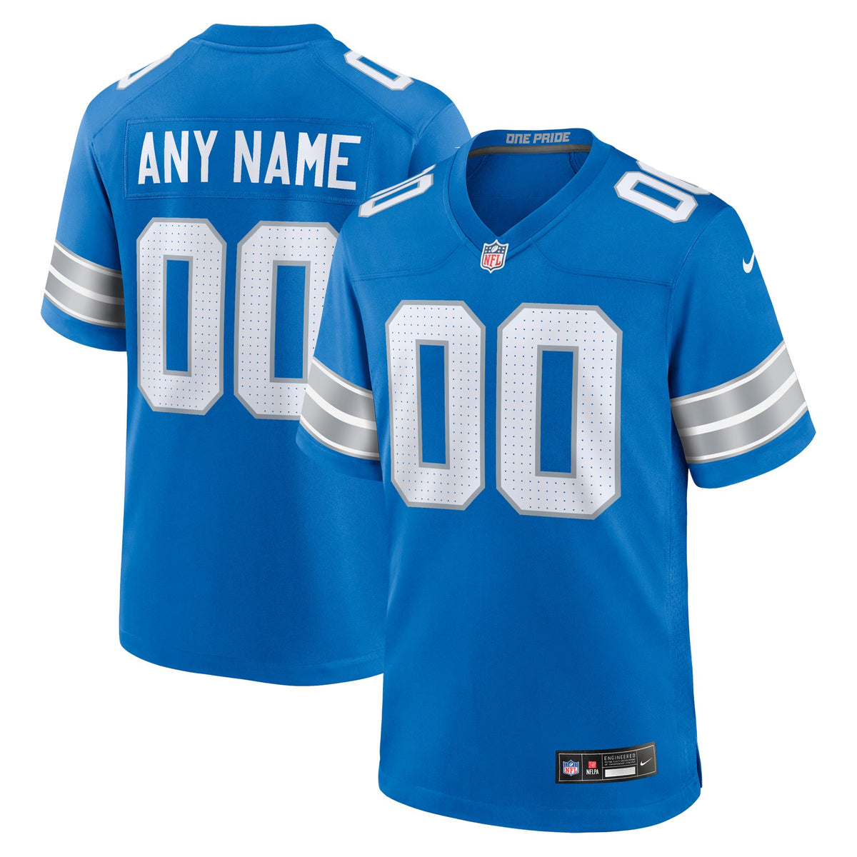 Any name & Number Detroit Lions Official NFL Nike product image 1