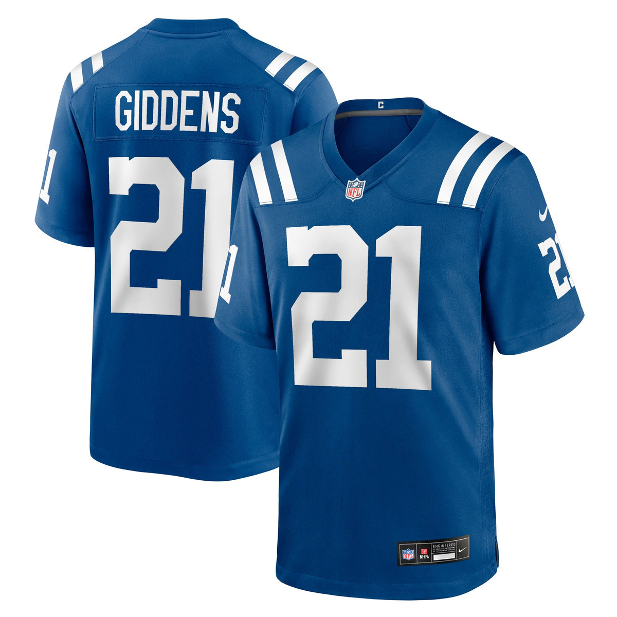 DJ Giddens Indianapolis Colts Official NFL Nike jersey Blue product image 1