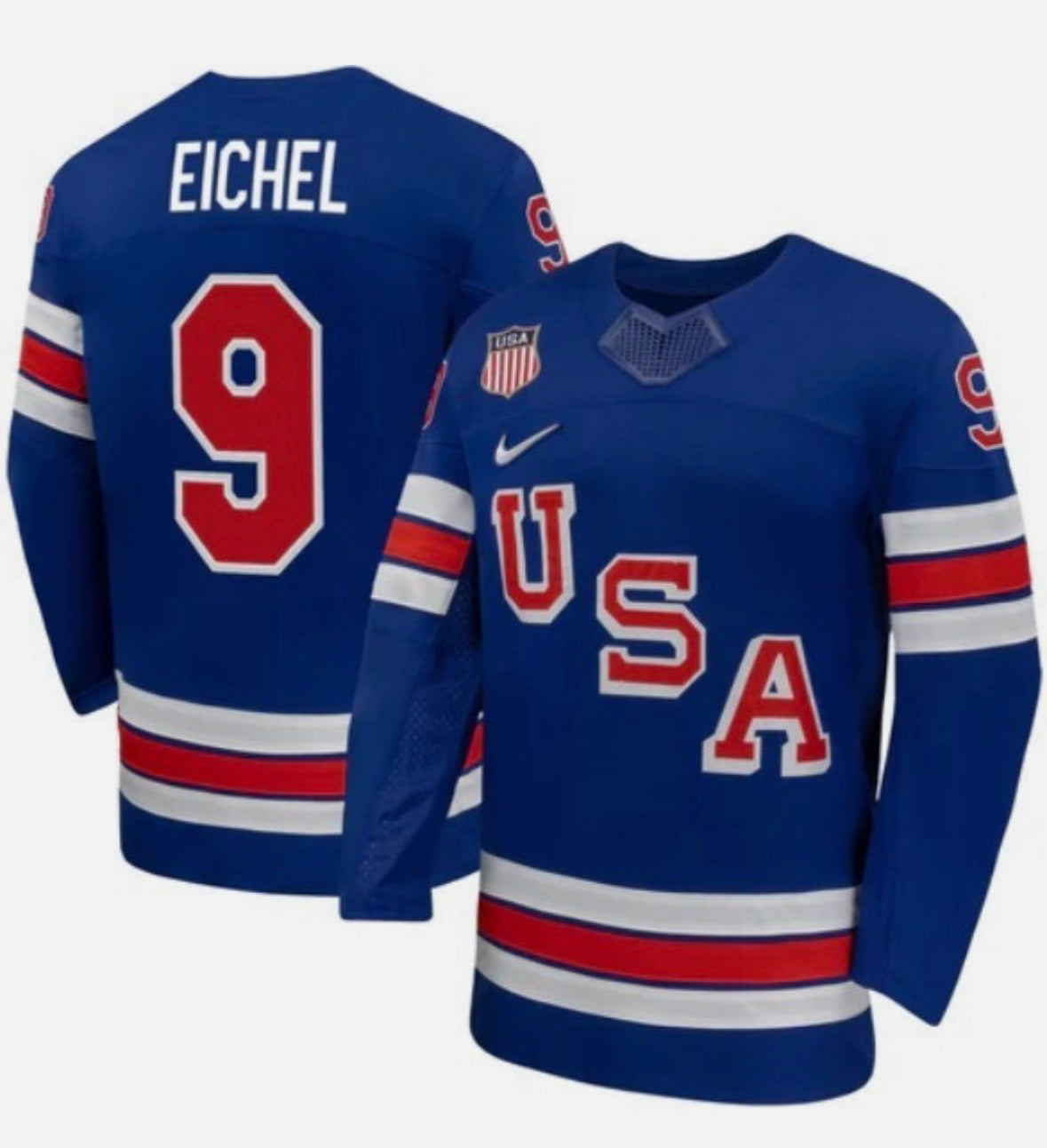 Jack Eichel 2026 Team USA Hockey Official Nike Jersey product image 1