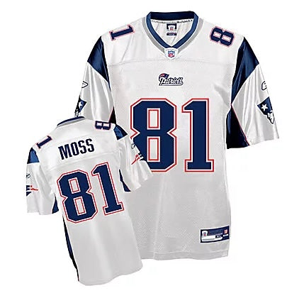 Randy Moss New England Patriots Official NFL Reebok Jersey product image 1