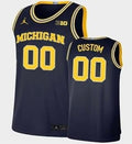 Any Name & Number Michigan Wolverines basketball Customized product image 1