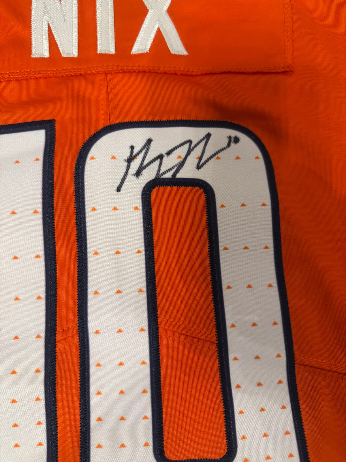 Bo Nix autographed Denver Broncos jersey COA & Photo signing product image 2