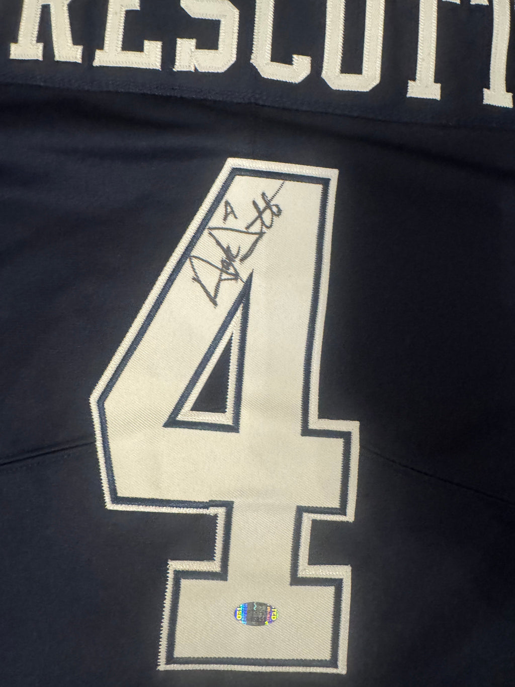 Dak Prescott autographed Dallas Cowboys jersey COA & Photo product image 2