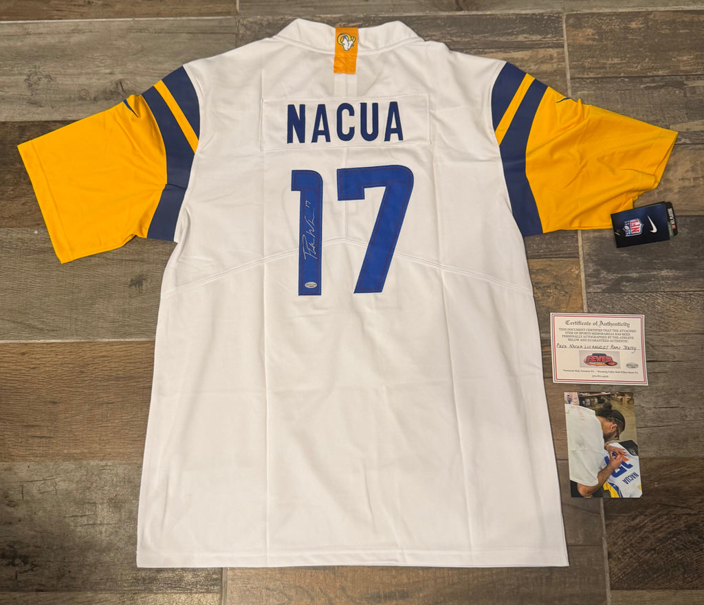 Puka Nacua Los Angeles Rams autographed jersey COA photo product image 1