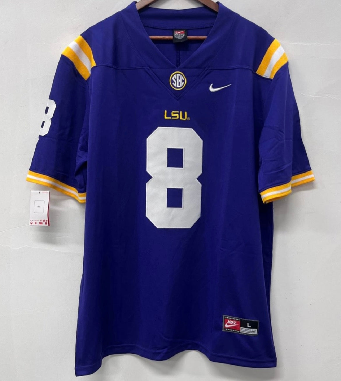 Malik Nabers LSU Tigers YOUTH KIDS Official NCAA Nike Jersey product image 2