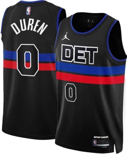 Jalen Duren Detroit Pistons Official NBA Jordan Brand Jersey product image 1