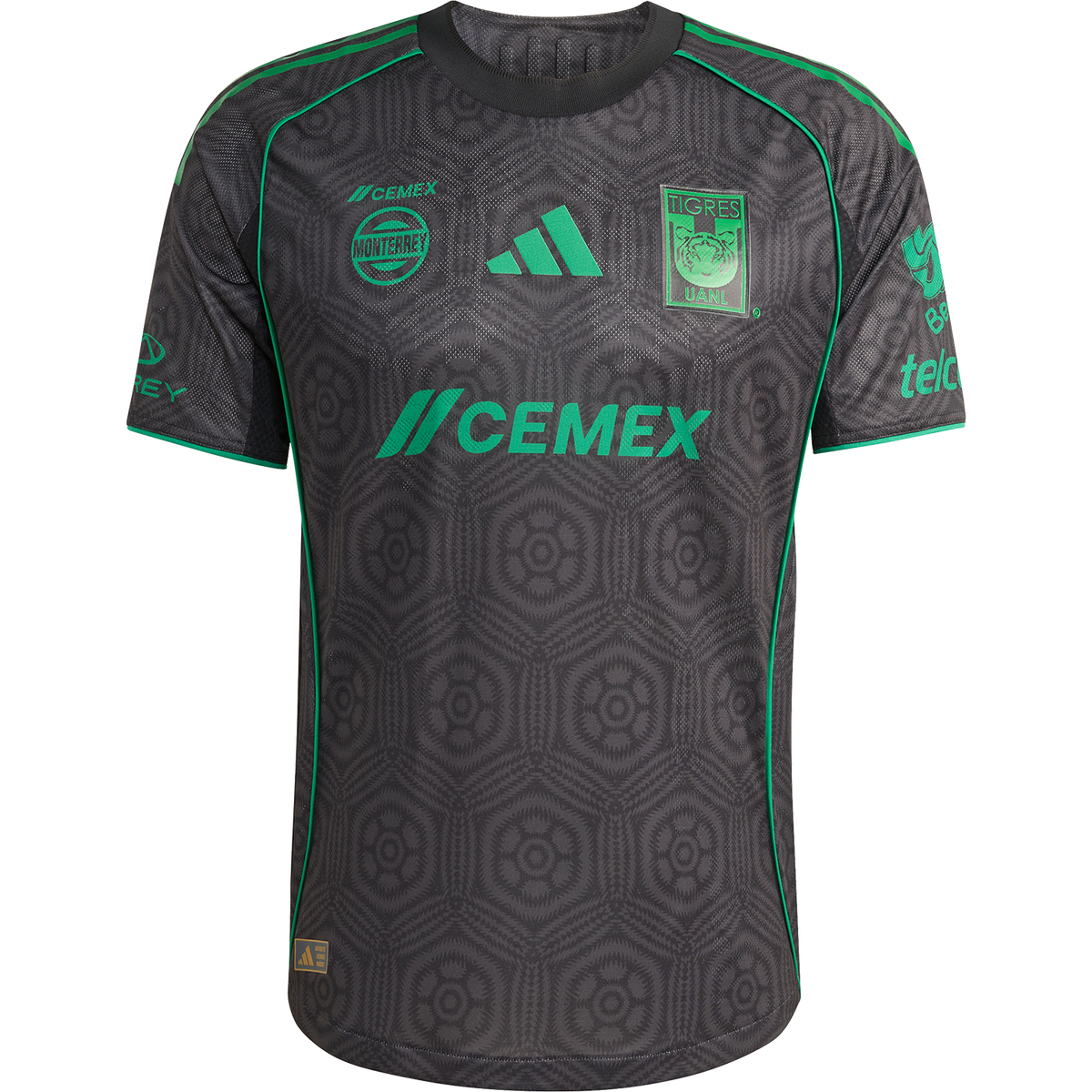 adidas Tigres 2025-26 Men 3rd Authentic Match Jersey product image 1, provided for visual reference and product detail review