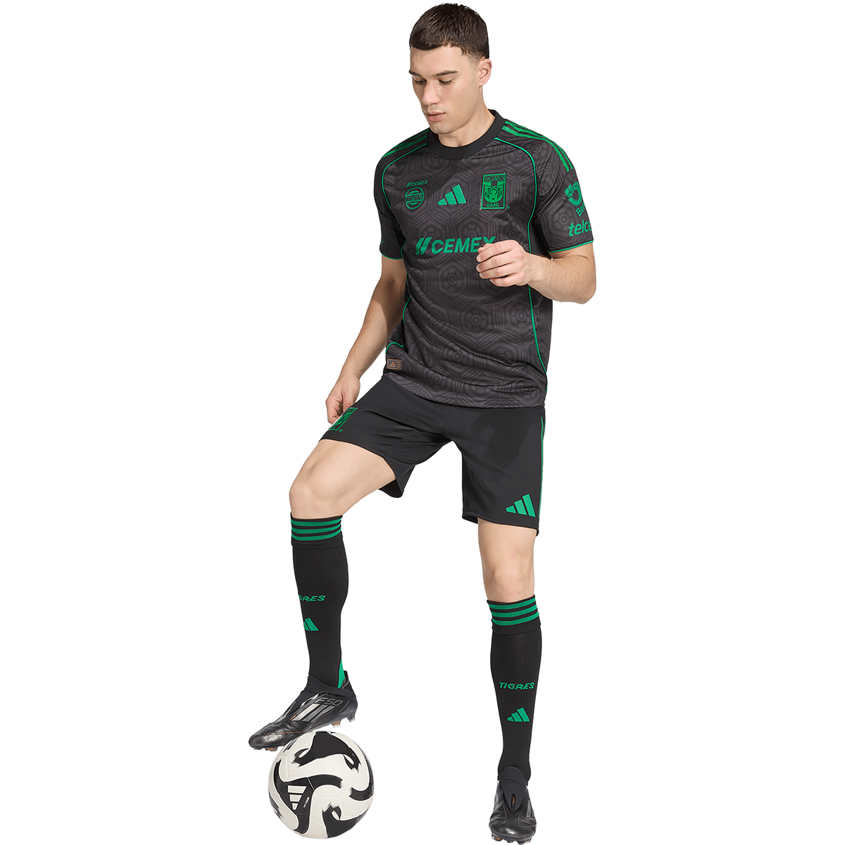 adidas Tigres 2025-26 Men 3rd Authentic Match Jersey product image 5, provided for visual reference and product detail review