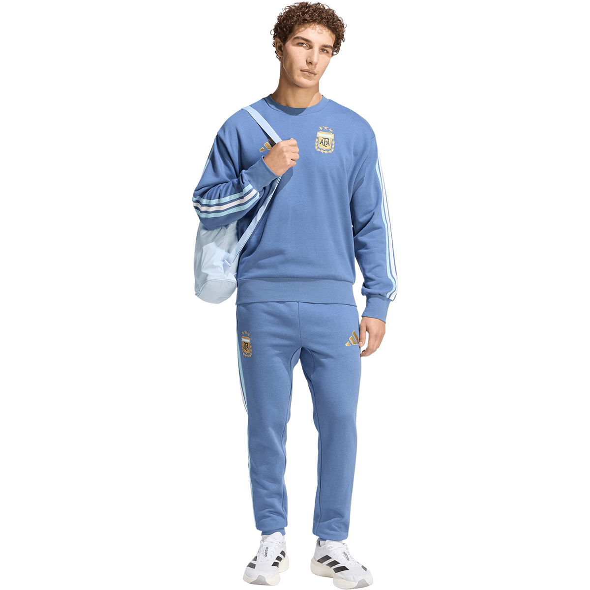 adidas Argentina Men’s DNA Sweat Crew product image 4, provided for visual reference and product detail review