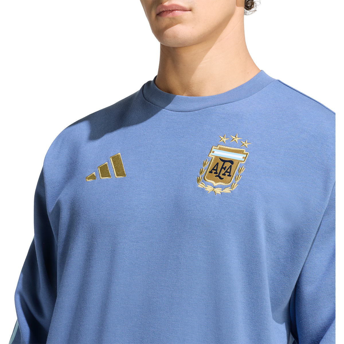 adidas Argentina Men’s DNA Sweat Crew product image 5, provided for visual reference and product detail review