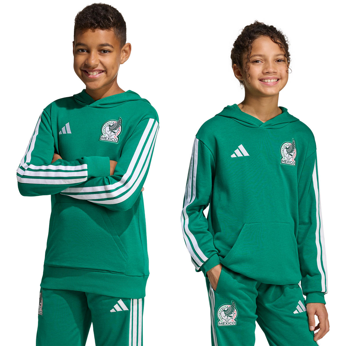 adidas Mexico Youth DNA Hoodie product image 8, provided for visual reference and product detail review