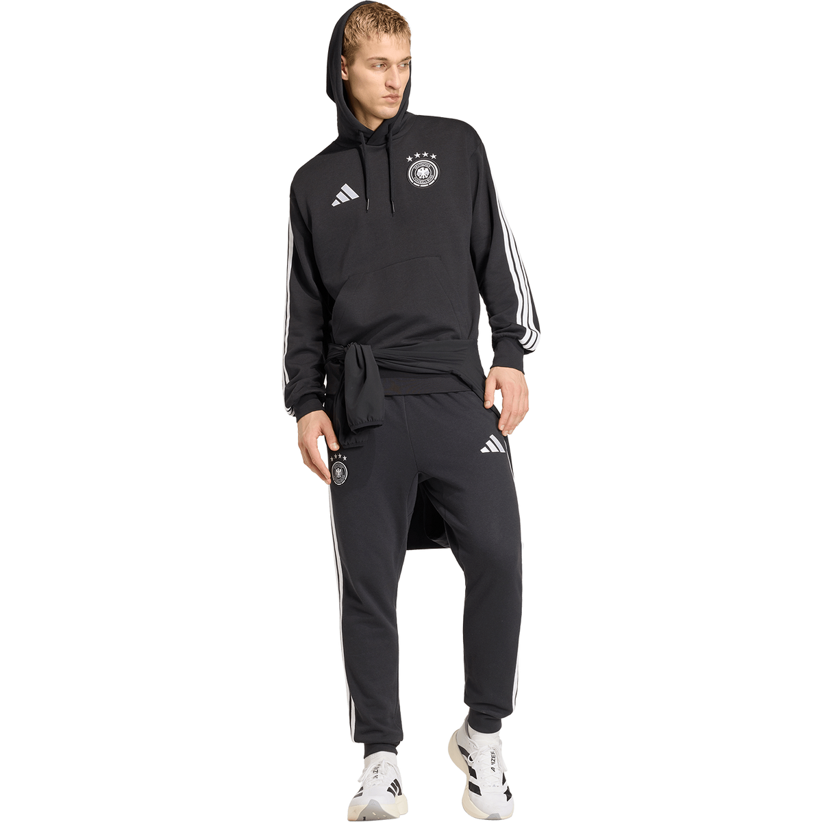 adidas Germany DNA Fleece Hoodie product image 4, provided for visual reference and product detail review