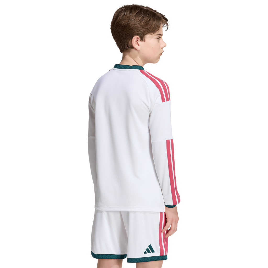 adidas Real Madrid 2026-27 Youth Home Long Sleeve Jersey product image 4, provided for visual reference and product detail