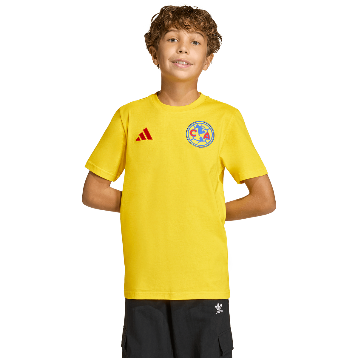 adidas Club America Youth T-Shirt product image 2, provided for visual reference and product detail review